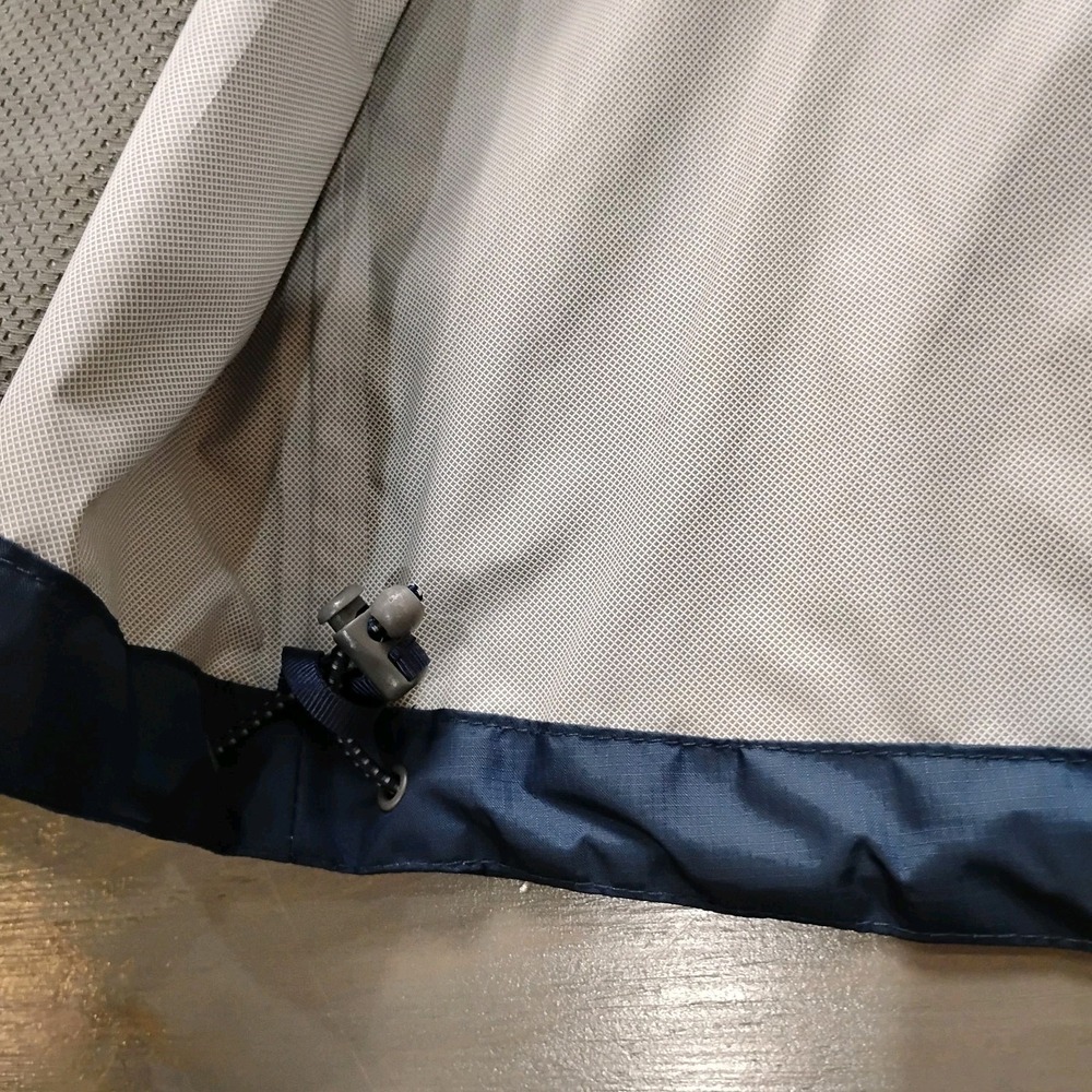 LL Bean Trail Model Rain Jacket Womens 3XL Navy Blue Waterproof Packable Plus Sz - Picture 4 of 14